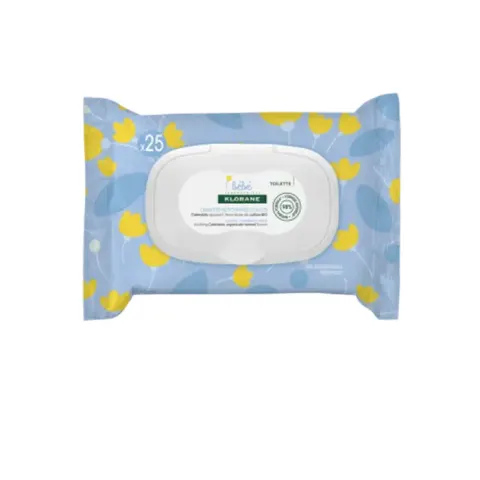 Klorane toallitas bebe 25ud. – imagen 1