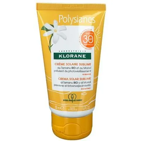 Klorane Crema Solare Sublime Spf 30 Viso 50ml – immagine 1
