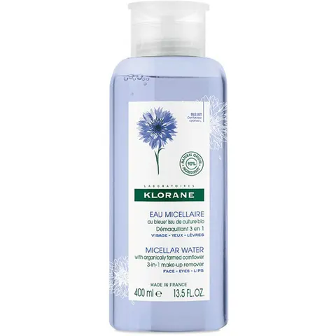 Klorane Organic Cornflower Micellar Cleansing Water 400ml – image 1