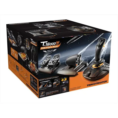 Thrustmaster T-16000M FCS Flight Pack Joystick MAC PC D-pad Analogue / Digital Wired USB – image 1