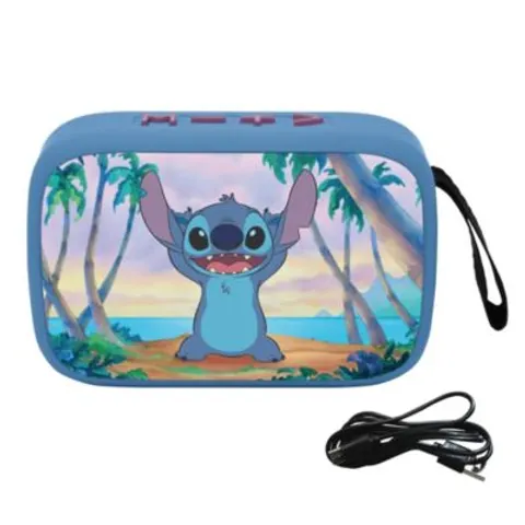 Stitch Bluetooth® draagbare luidspreker met stoffen afwerking – afbeelding 1