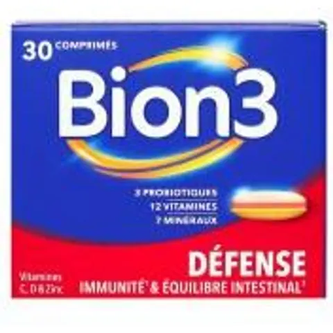 Bion 3 Défense 30 Unités - Boîte 30 comprimés – image 1