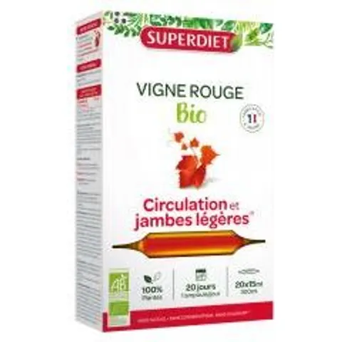 Superdiet Vid Roja Bio 20 Ampollas – imagen 1