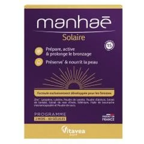 Manhaé Vitavea Autobronzant - Boîte 60 gélules – image 1