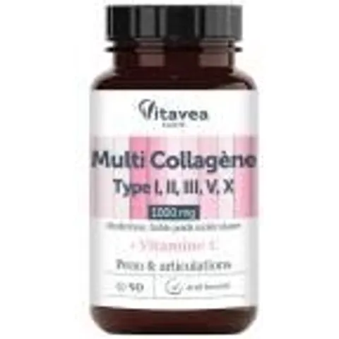 Vitavea Multi Collagène 1000 mg 50 Comprimés - Pot 50 comprimés – image 1