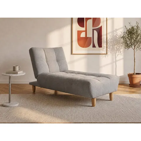 Unique Diván cama poliéster gris – imagen 1