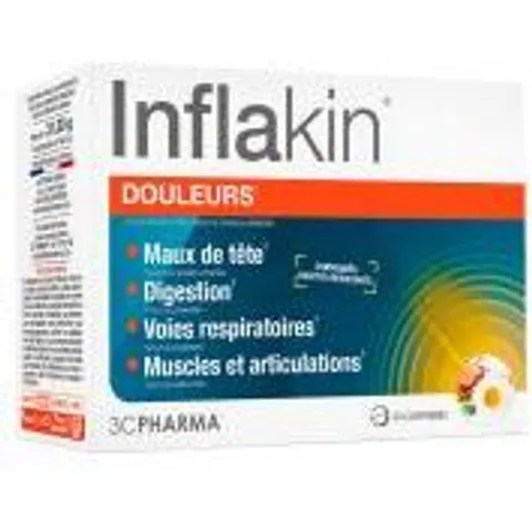 3C Pharma Inflakin Douleurs 30 Comprimés - Boîte 30 comprimés – image 1