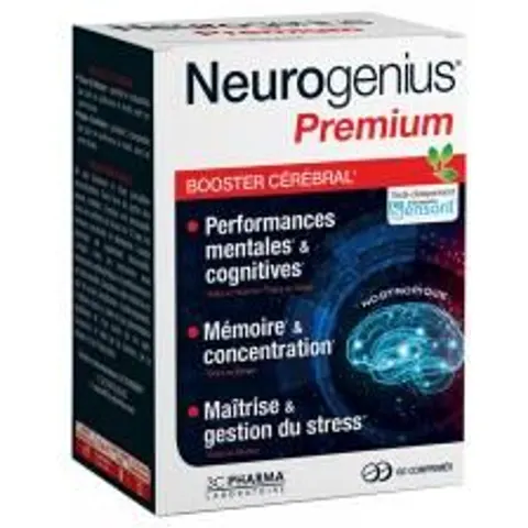 3C Pharma Neurogenius® Premium - Boîte 60 comprimés – image 1
