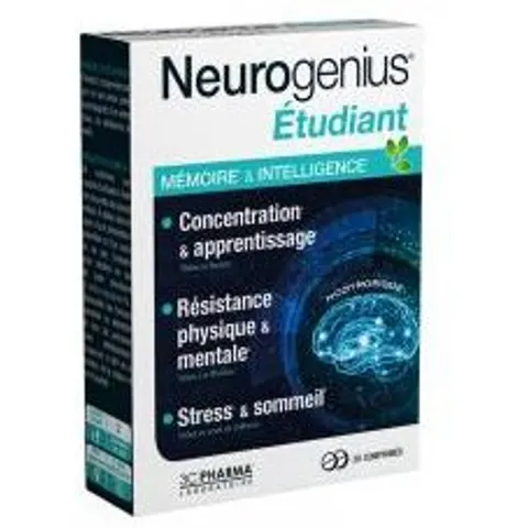 3C Pharma Neurogenius® Étudiant - Boîte 30 comprimés – image 1