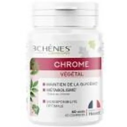 Les 3 Chênes Chrome Végétal 60 Comprimés - Pot 60 comprimés – image 1