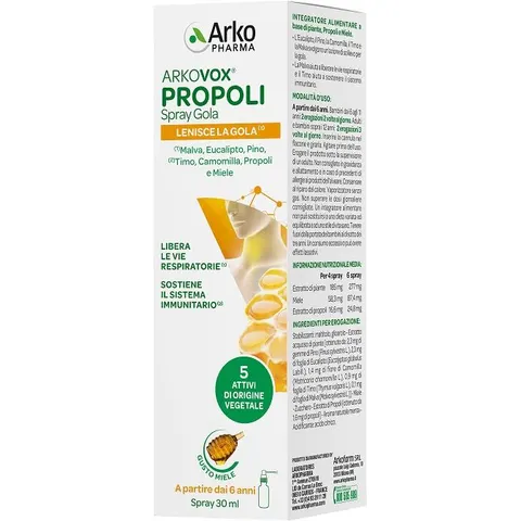 ARKOFARM Srl Arkovox Spray Propoli, 30 ml – immagine 1