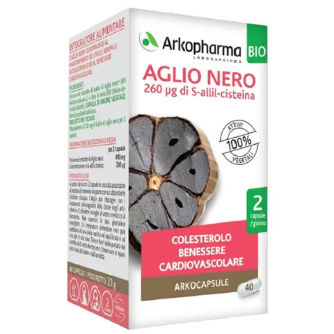 arkofarm Arkopharma Aglio Nero Bio 40 Capsule – immagine 1