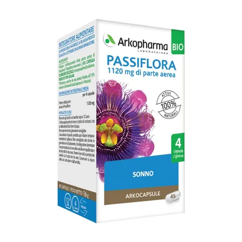 arkofarm Arkocapsule Passiflora 45capsule Bio – immagine 1