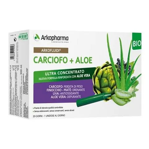 0 Arkofluidi Carciofo + Aloe Vera 2 Flaconcini – immagine 1