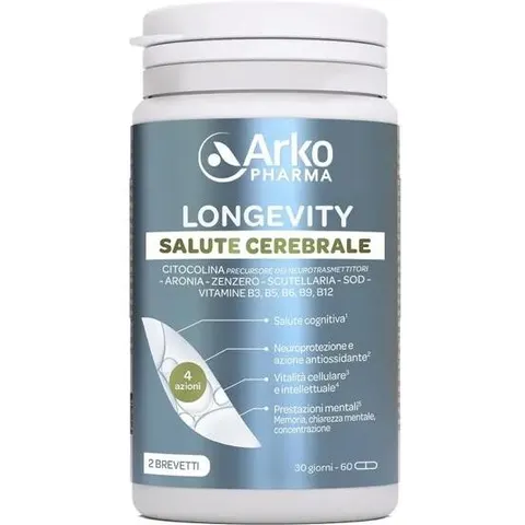 ArkoPharma LONGEVITY SALUTE CEREB 60CPS – immagine 1