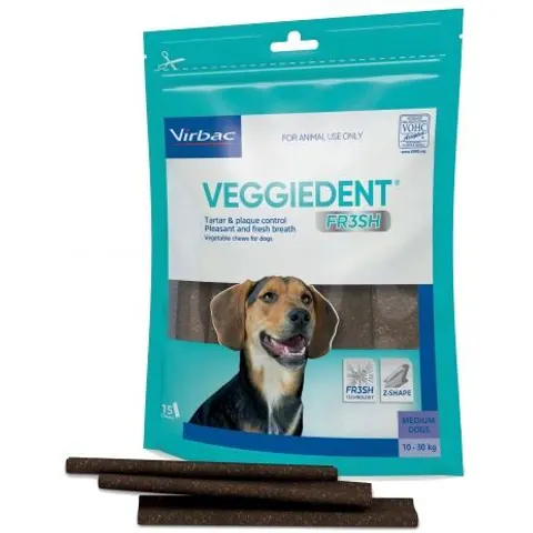 virbac Veggiedent Fresh Tg. "M" 15 Pezzi – immagine 1
