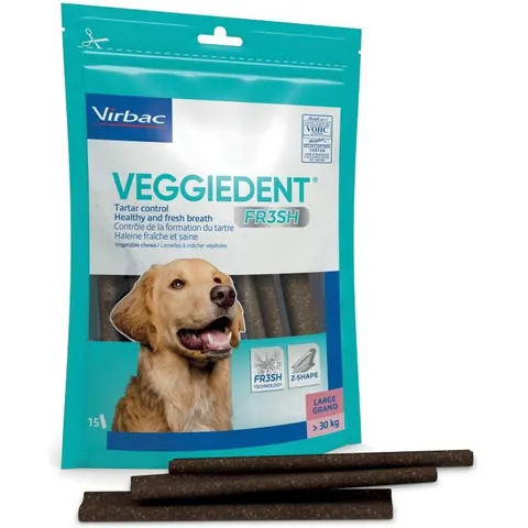 virbac Veggiedent Fresh Tg. "L" 15 Pezzi – immagine 1