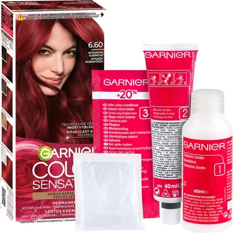 Garnier Color Sensation Haarkleuring Tint 6.60 Intense Ruby 1 st – afbeelding 1