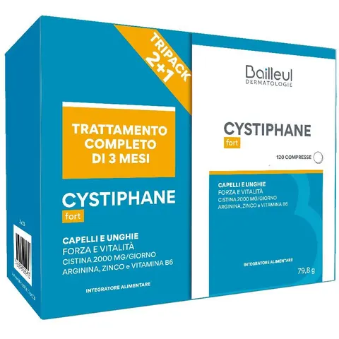 cystiphane tripack 2+1 3 confezioni da 120 compresse – immagine 1
