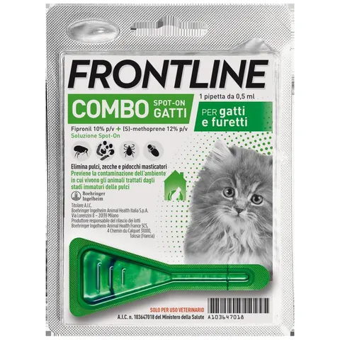 Frontline Combo Spot-On Solution per Gatti e Furetti, 0,5ml – immagine 1