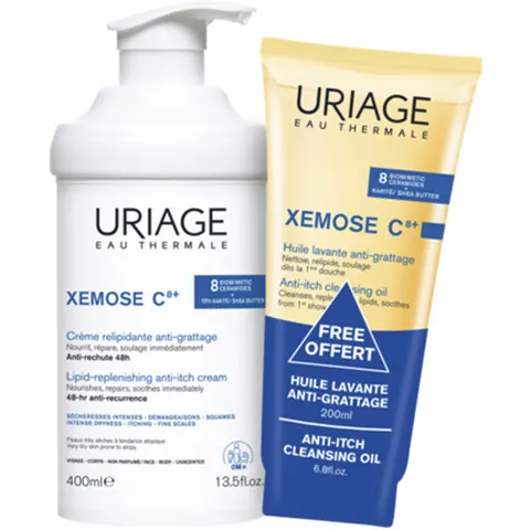 Uriage Xemose C8+ Set per pelli secche e atopiche – immagine 1