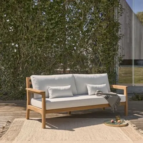 BERAH GETAH Sofá de jardín de teca maciza – imagen 1