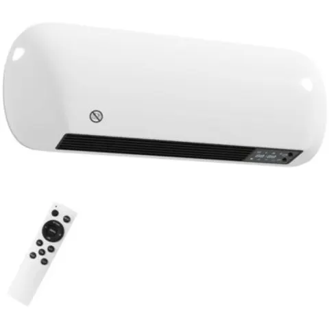 HOMCOM-Wandverwarming-PP-50x19x14cm-Wit – afbeelding 1