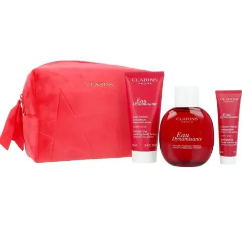 CLARINS Set de Navidad Eau Dynamisante 100 ml + 100 ml + 30 ml – imagen 1