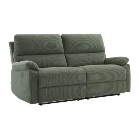 vente-unique.com Canapé relaxation polyester 3 places vert} Vert 194x102x89cm – image 1