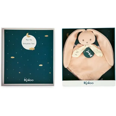 Kaloo Lapinoo – Knuffeldoek konijn - Perzik – afbeelding 1