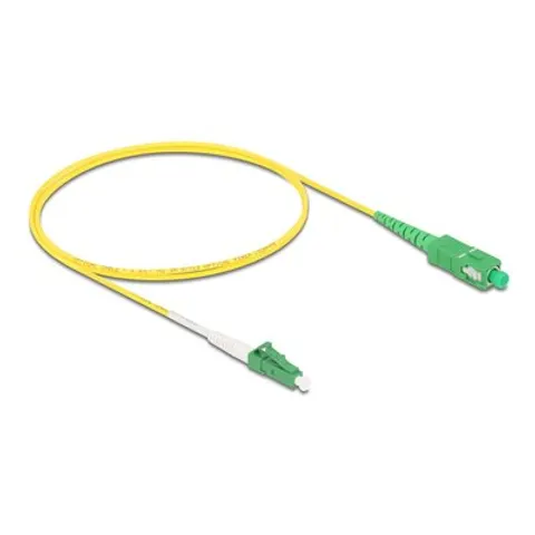 Delock Cable Optical Fibre LC-APC to SC-APC Simplex Singlemode OS2 1 m – afbeelding 1