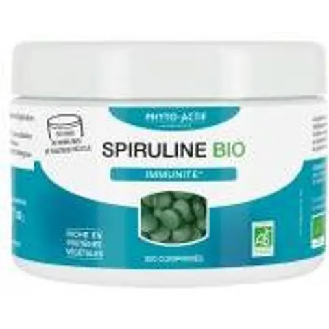 Phyto-Actif Spiruline Bio 300 Comprimés - Boîte 300 comprimés – image 1