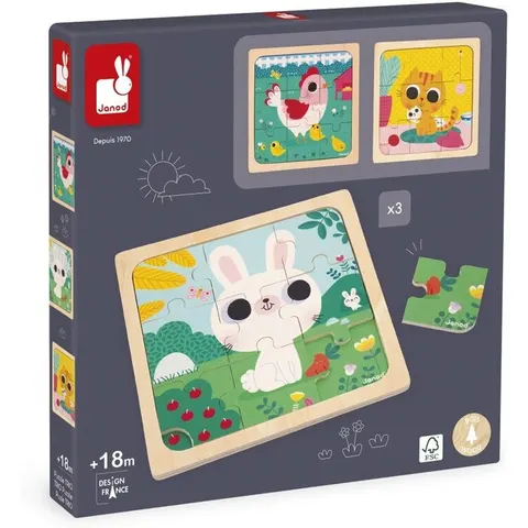 Janod Puzzle Trio – immagine 1