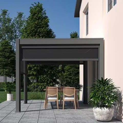 Pergola Bioclimatica Ombréa 3X3MT Antracite – immagine 1