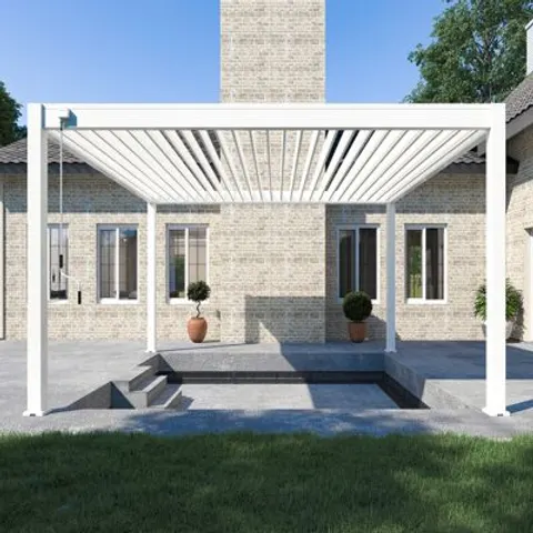 Pergola Bioclimatica Ombréa 4X4MT Bianco – immagine 1