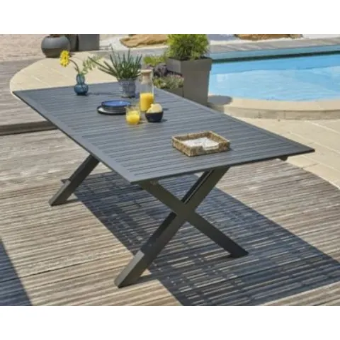 dcb garden Mesa de jardín de aluminio – imagen 1