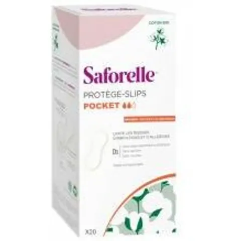 Saforelle 20 Pocket Inlegkruisjes – afbeelding 1