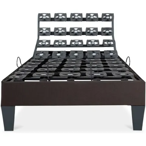 Bellecour Sommier électrique plots 90x200 Noir 200x30x90cm – Gray – image 1