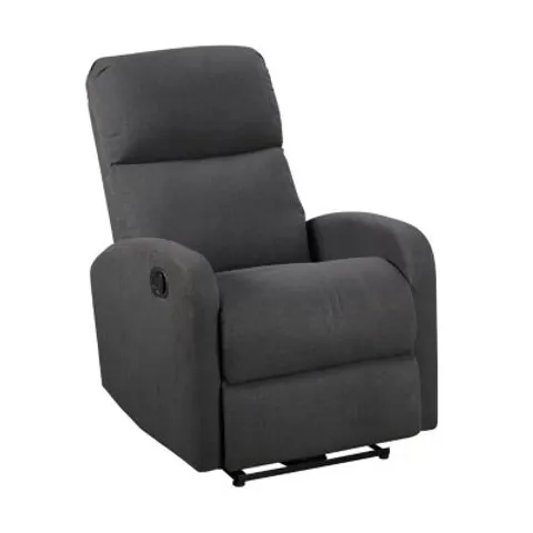 Fauteuil inclinable MAX gris anthracite - HAPPY GARDEN – image 1