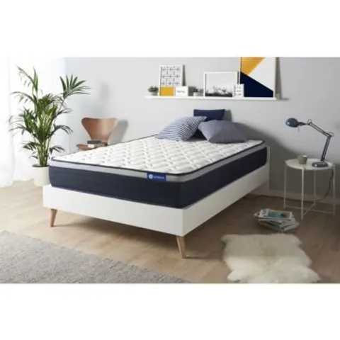 Actisom Colchón blanco con espuma viscoelástica 200 x 200 – imagen 1