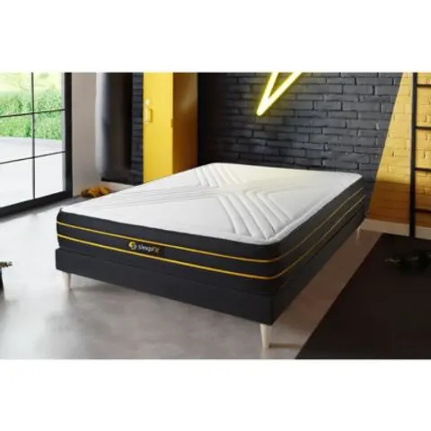 Sleepfit Colchón blanco con espuma viscoelástica 180 x 200 – imagen 1