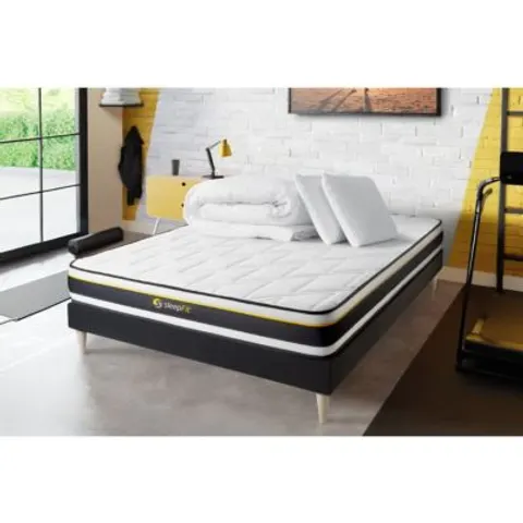 Sleepfit Pack colchón negro espuma 140 x 190 – imagen 1