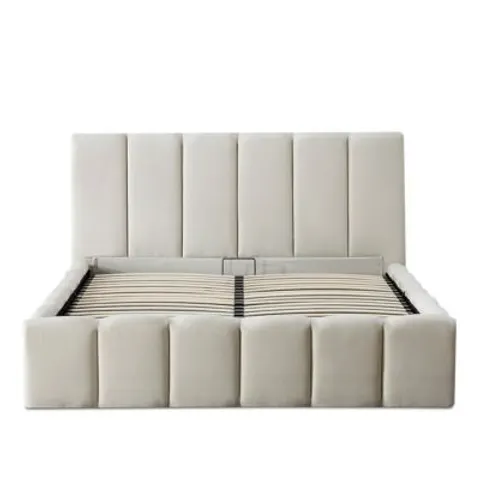 Lit coffre beige Madeleine 180x200 cm – Green – image 1