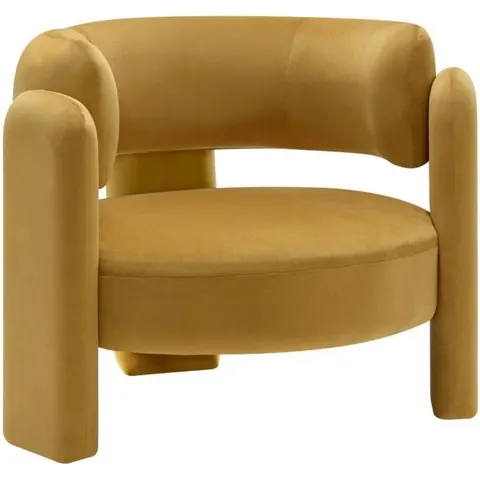 sweeek - Driepoot fauteuil in fluweel - mellow – 529635 – afbeelding 1