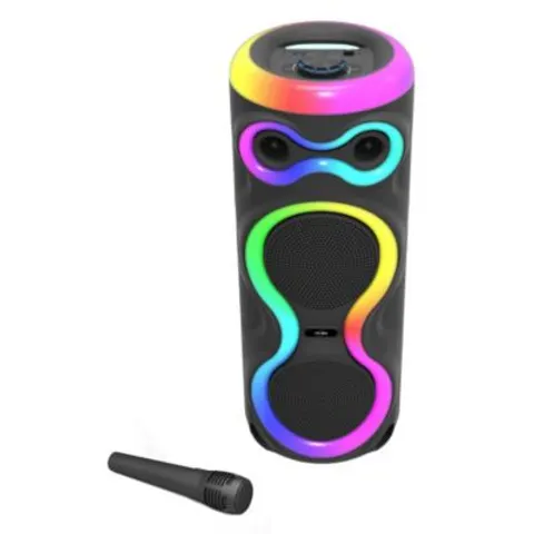 Enceinte lumineuse Bluetooth KARAOKE 1000W FIREBOOST – image 1