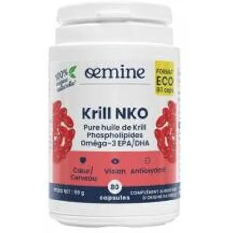 Oemine Krill 80 Capsules - Pot 80 capsules – image 1