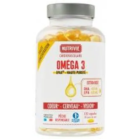 Nutrivie Oméga 3 Extra Dosé 120 Unités - Pot – image 1
