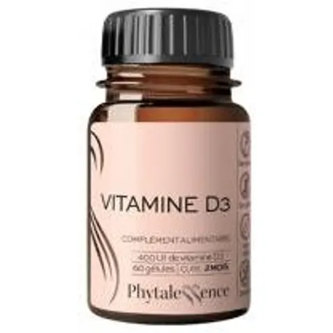 Phytalessence Vitamine D3 - Pot 60 gélules – image 1