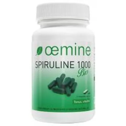 Oemine Spiruline 1000 Bio 60 Comprimés - Pot 60 comprimés – image 1