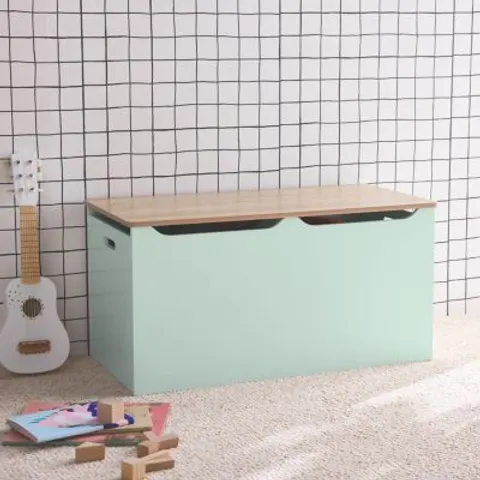 sweeek Coffre a jouet vert céladon Vert 80x40x40cm – image 1